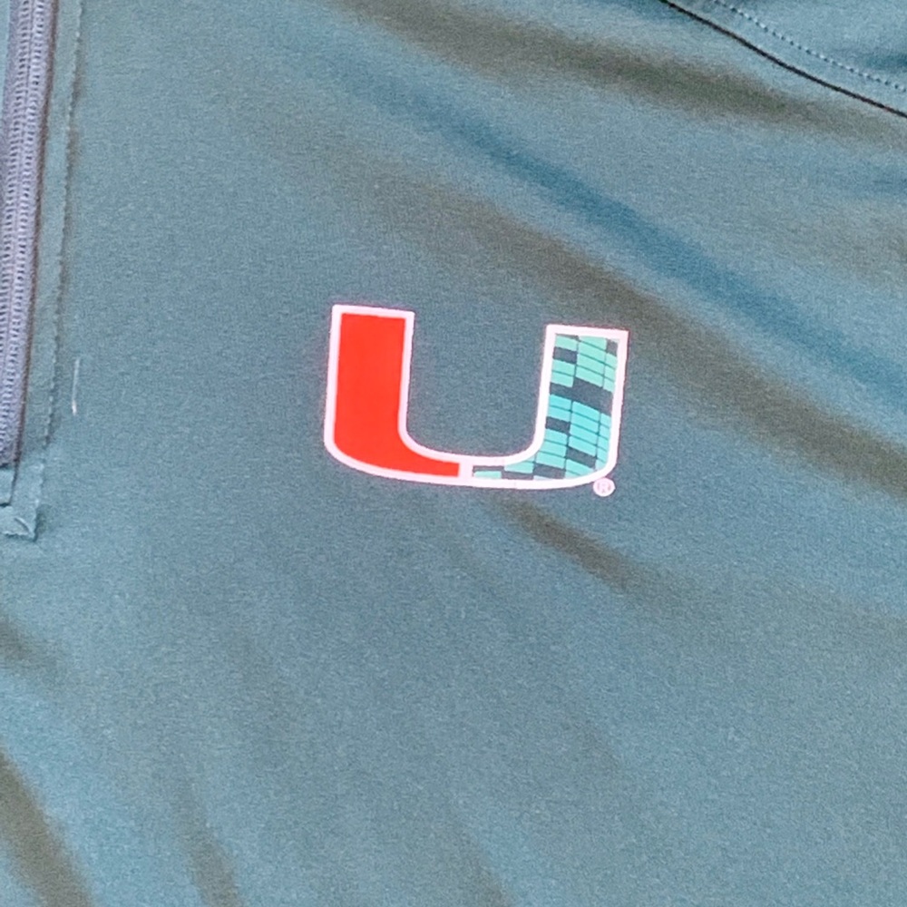 Miami Hurricanes Lightweight Active Pullover Top. - image 4
